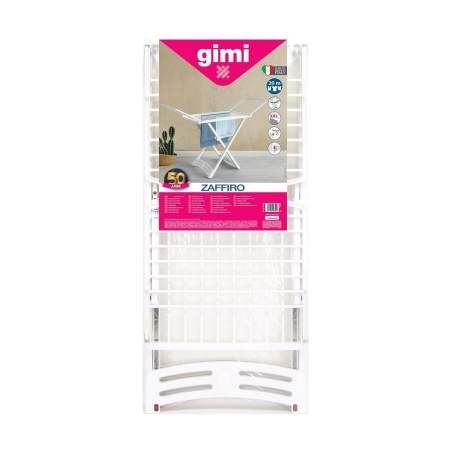 Clothes Line Gimi Zaffiro X Legs 20 m White Resin (182 x 55 x 88 cm)