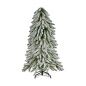 Christmas Tree Metal White Green Plastic