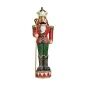 Decorative Figure Nutcracker Red LED Light Polyresin 20 x 86 x 28 cm