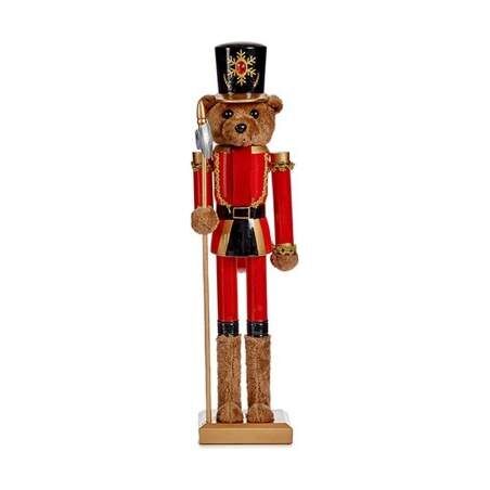 Decorative Figure Bear Nutcracker 18,5 x 81,5 x 16,5 cm