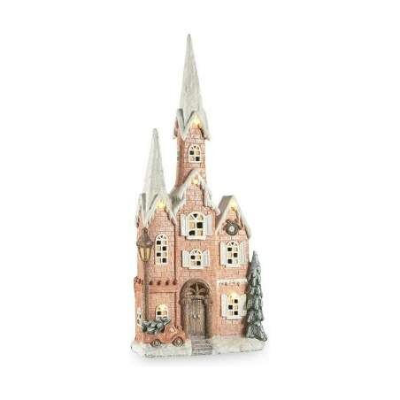 Decorative Figure House Christmas LED Light Pink Music White Brown Green Magnesium 20 x 125 x 55 cm