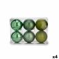 Set of Christmas balls 15 x 16 x 15 cm Green (4 Units)