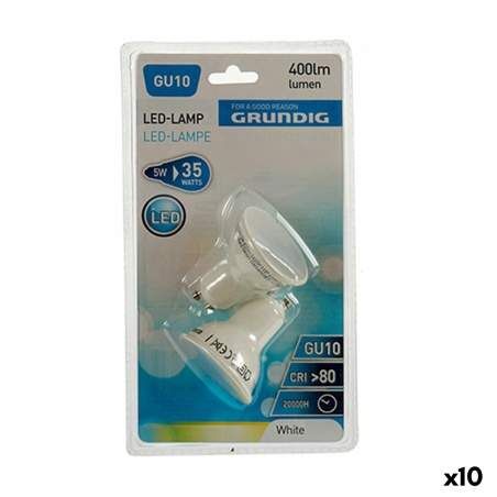 Lampadina LED Grundig 6400 K Bianco 5 W GU10 400 lm (5 x 6 x 5 cm) (10 Unità)