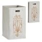 Cesto Art Nouveau Bianco Dorato Cartone 60 L 35 x 57 x 35 cm (12 Unità)