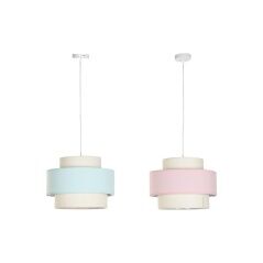 Ceiling Light DKD Home Decor 40 x 40 x 30 cm Green Light Pink 50 W (2 Units)