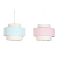 Ceiling Light DKD Home Decor 40 x 40 x 30 cm Green Light Pink 50 W (2 Units)