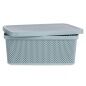 Storage Box with Lid Green Plastic 13 L (28 x 15 x 39 cm) (12 Units)