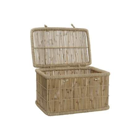 Set di Bauli DKD Home Decor 74 x 46 x 46 cm Corda Bambù