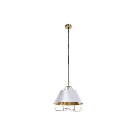 Ceiling Light DKD Home Decor White Golden PVC Metal 50 W 38 x 38 x 32 cm