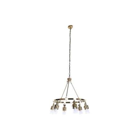 Ceiling Light DKD Home Decor 66 x 66 x 60 cm Crystal Golden Metal 40 W