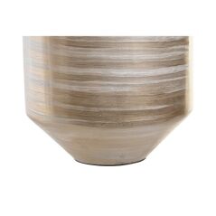 Vaso DKD Home Decor Cristallo Alluminio Multicolore 15 x 15 x 52 cm Moderno