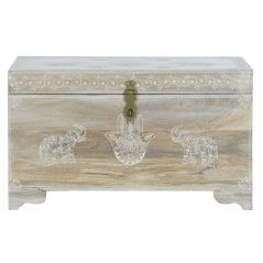 Baule DKD Home Decor Legno di mango Legno MDF 78 x 43 x 45 cm