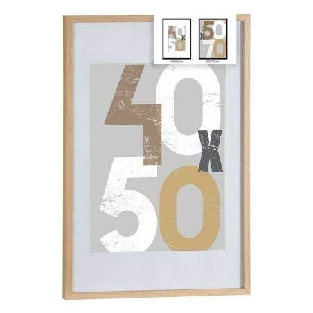 Photo frame 52,5 x 2,5 x 72,5 cm Natural Plastic MDF Wood (6 Units)