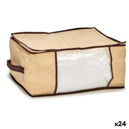 Storage Bag Cream Polyester polypropylene 27 L 45 x 30 x 20 cm (24 Units)