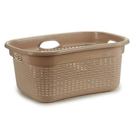 Cesto per i Panni Beige Plastica 25 L 42,5 x 25,5 x 63,5 cm (12 Unità)