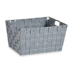 Cestino Multiuso Grigio Stoffa 5 L 30,4 x 14 x 20 cm (18 Unità)