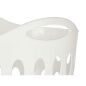 Laundry Basket White Plastic 50 L 44 x 56 x 41 cm (12 Units)