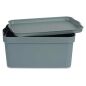 Storage Box with Lid Grey Plastic 7,5 L 21 x 14,2 x 32 cm (12 Units)