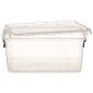 Storage Box with Lid Transparent Plastic 13,7 L 27,5 x 18 x 42,5 cm (12 Units)