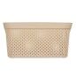 Cesto per i Panni Beige Plastica 10 L 24 x 17 x 35 cm (24 Unità)