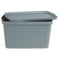 Scatola portaoggetti con coperchio Grigio Plastica 24 L 29,3 x 24,5 x 45 cm (6 Unità)