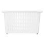 Multi-purpose basket With wheels White Plastic 17,5 x 26 x 46 cm (12 Units)