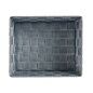 Multi-purpose basket Grey Cloth 2,4 L 20 x 8 x 24 cm (24 Units)