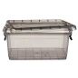 Storage Box with Lid Anthracite Plastic 8,5 L 24 x 16 x 37 cm (12 Units)