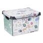 Storage Box with Lid Memories Young 22 L Plastic 29 x 23,5 x 39 cm (12 Units)