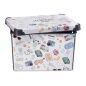 Storage Box with Lid Memories Young 22 L Plastic 29 x 23,5 x 39 cm (12 Units)