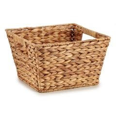 Basket Brown Metal 24 x 18 x 33,5 cm (12 Units)