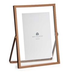 Photo frame Copper Metal Glass Plastic 15,5 x 1 x 20,7 cm (12 Units)