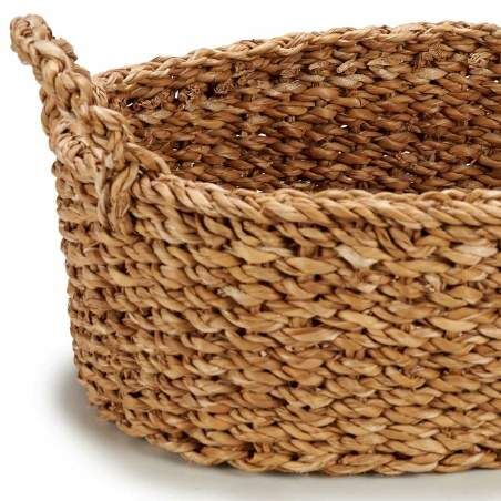 Set of Baskets With handles Brown 750 ml 1,5 L 3 L 37 x 23,5 x 17 cm 33 x 20 x 15,5 cm 25 x 16 x 13,5 cm (4 Units)