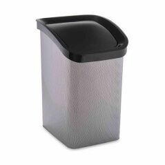 Rubbish bin 23 L Tipper truck Dark grey Plastic (6 Units)