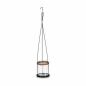 Candleholder Metal Crystal 15,5 x 85,5 x 15,5 cm (12 Units)