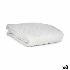 Mattress protector White 90 x 190 cm (8 Units)