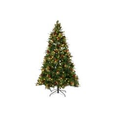 Albero di Natale DKD Home Decor Rosso Verde Polietilene 140 x 140 x 210 cm