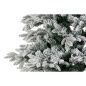 Albero di Natale DKD Home Decor Bianco Verde Polietilene Nevoso 140 x 140 x 210 cm