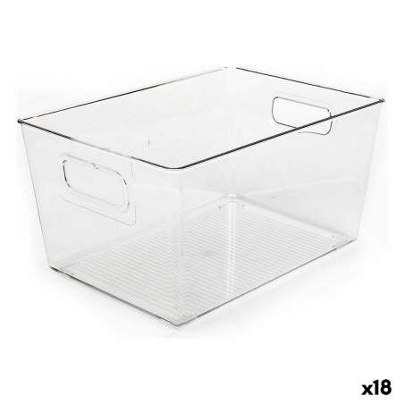 Multi-purpose basket Dem Transparent 29,5 x 21 x 15 cm (18 Units)