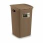 Cesto per i Panni Stefanplast Elegance Beige Plastica 50 L 36,5 x 54,5 x 38 cm (6 Unità)