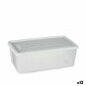 Storage Box with Lid Stefanplast Elegance White Plastic 5 L 19,5 x 11,5 x 33 cm (12 Units)