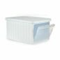 Scatola portaoggetti con coperchio Stefanplast Elegance Laterale Bianco Plastica 29 x 21 x 39 cm (5 Unità)