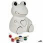 Paint Your Own Money Box Frog Ceramic 15,5 x 21,5 x 16 cm (12 Units)