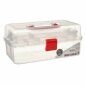 Multi-use Box Red Transparent Plastic 33 x 15 x 19,5 cm (8 Units)