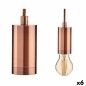 Ceiling Light Bronze Metal 60 W 9,5 x 9,5 x 9,7 cm (6 Units)