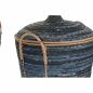 Basket set DKD Home Decor Blue Black Boho 51 x 51 x 65 cm 3 Pieces