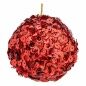 Set of Christmas balls Sequins Red Plastic 10 x 10 x 10 cm (8 Units)