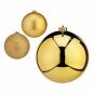 Set di palline di Natale Dorato Plastica Ø 15 cm (4 Unità)