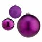 Set di palline di Natale Viola Plastica Ø 15 cm (4 Unità)