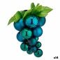 Christmas Bauble Grapes Mini Blue Plastic 15 x 15 x 20 cm (14 Units)